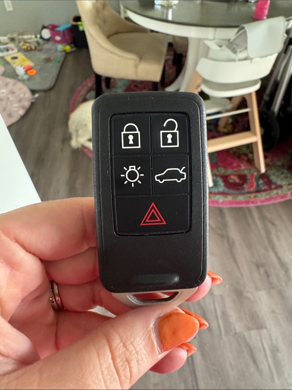 Volvo Black Key Fob Remote s60